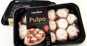 Pulpo troceado al natural