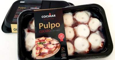 Pulpo troceado al natural